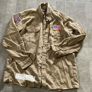 FR long sleeve button down LRG
